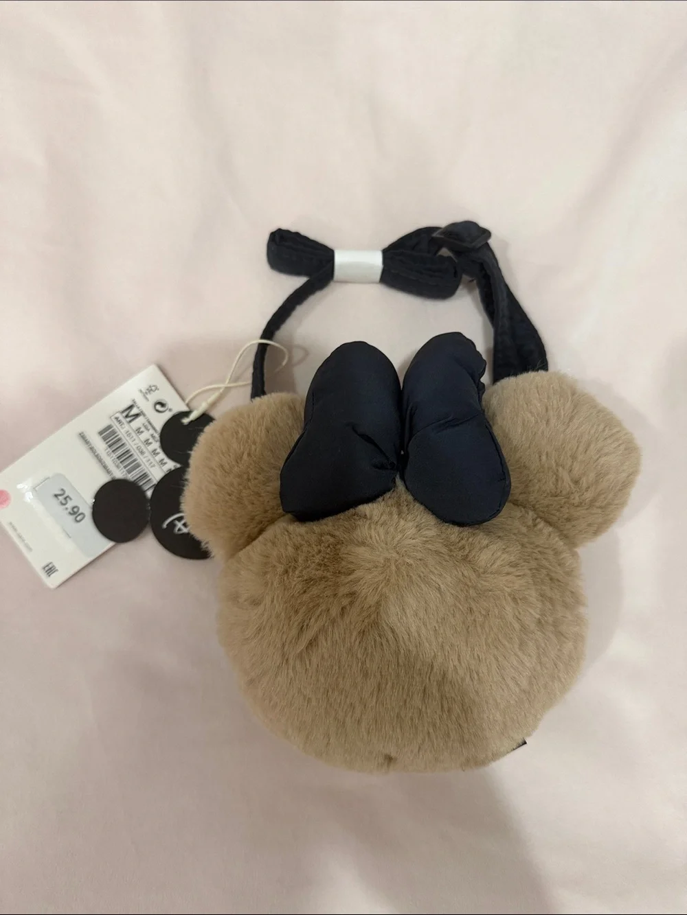 Disney x Zara Minnie Mouse plush purse
